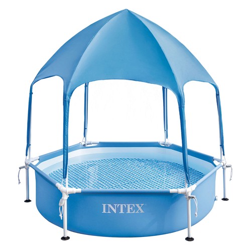 Piscina con telaio canopy - con, 'canopy