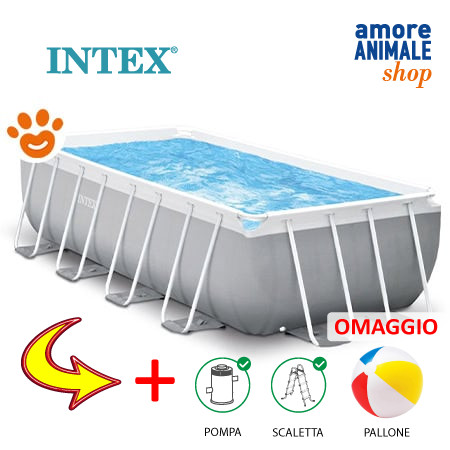 Intex piscina prisma metal - intex,