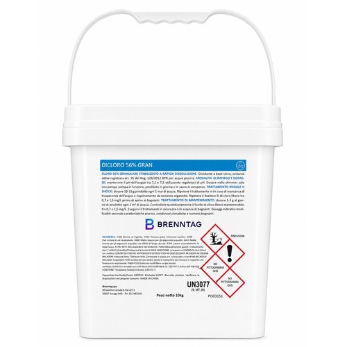 Brenntag dicloro granulare - dicloro, 56%