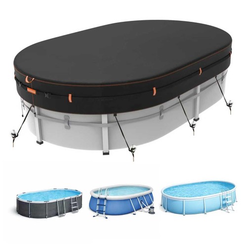 Copertura per piscina ovale - , da