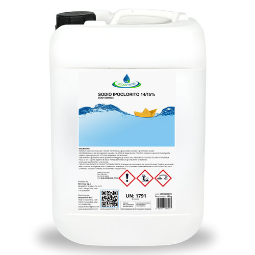 Ipoclorito sodio 15 - di, 14/15%