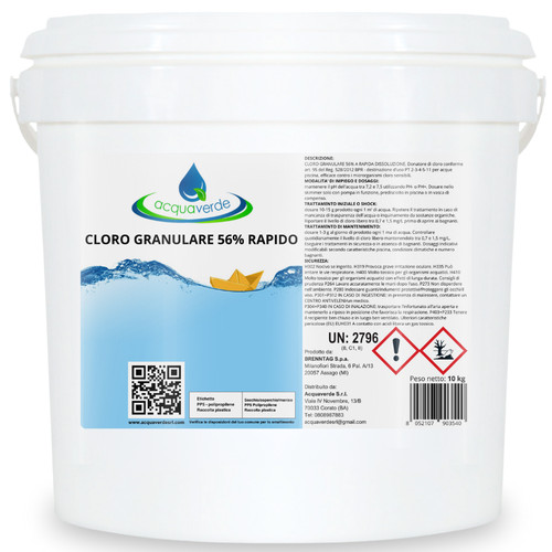 Acquaverde cloro granulare - acquaverde,