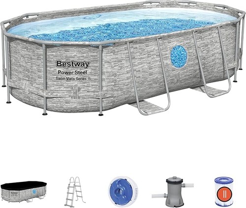 Piscina ovale bestway - piscina,