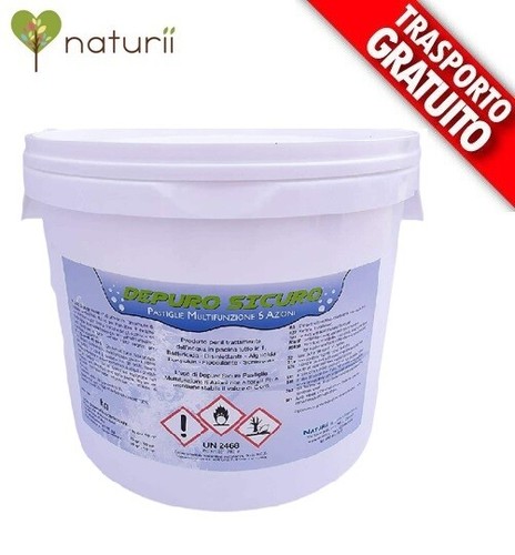 Pastiglie piscina in1 - 6, cloro