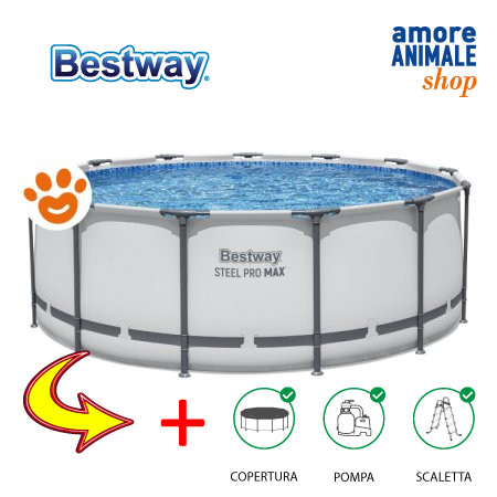 Bestway piscina steel - bestway, max