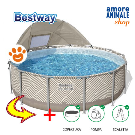 Bestway piscina steel - bestway,